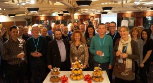 PPN Portsmouth - Group photo - cake and candle